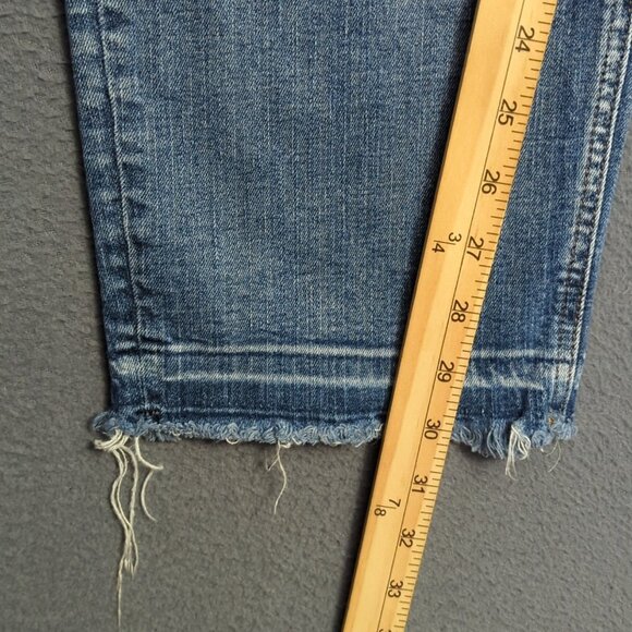 Silver Jeans Women's 20 Blue Boyfriend Distressed Denim - Picture 7 of 14